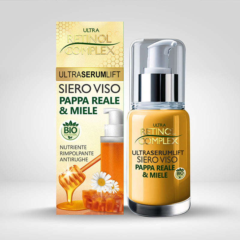 Siero Viso Pappa Reale & Miele 30ml | Retinol Complex
